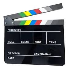 CLAQUETE DE CINEMA PARA PRODUÇÃO AUDIOVISUAL