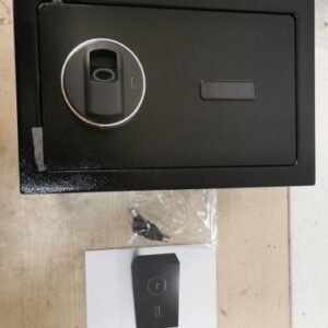 COFRE EM AÇO COM FECHADURA ELETRÔNICA POR IMPRESSÃO DIGITAL