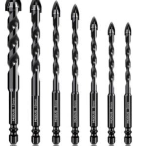 CONJUNTO DE BROCAS HELICOIDAIS MULTIUSO COM PONTA EM METAL DURO