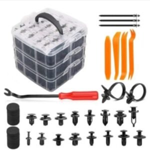 CONJUNTO DE PRESILHAS E GRAMPOS DE FIXAÇÃO AUTOMOTIVA