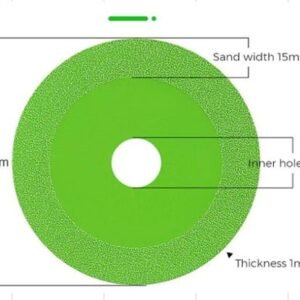 CONJUNTO COM 6 DISCOS DE CORTE DIAMANTADOS ULTRAFINOS PARA VIDRO E PORCELANATO