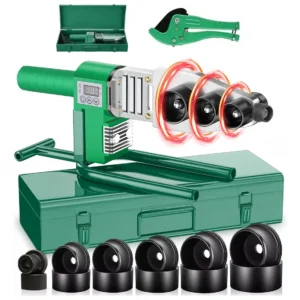 CONJUNTO DE FERRAMENTAS PARA SOLDAGEM DE TUBOS PLÁSTICOS POR TERMOFUSAO