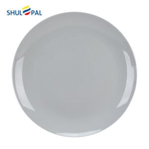 PRATO DE SOBREMESA EM VIDRO OPALINO TEMPERADO GRANITO, MODELO CARINE, TAMANHO 19CM, MARCA LUMINARC = N6613