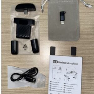 MICROFONE LAPELA COM TECNOLOGIA SEM FIO