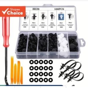 CONJUNTO DE PRESILHAS E GRAMPOS DE FIXAÇÃO AUTOMOTIVA