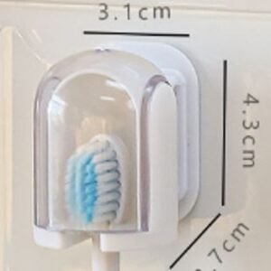 SUPORTE PARA ESCOVA DE DENTES EM PLASTICO, USO DOMESTICO, CORES SORTIDAS