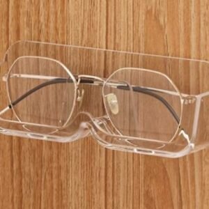 SUPORTE DE PAREDE PARA ÓCULOS EM POLICARBONATO TRANSPARENTE