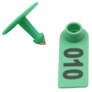 BRINCO IDENTIFICADOR DE ANIMAIS EM PLASTICO COM PINO DE FIXACAO, NAO ELETRONICO