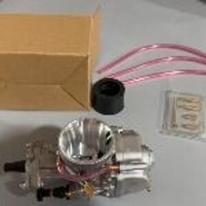 CARBURADOR DE DESEMPENHO PARA CICLOMOTORES OU MOTOCICLETAS DE 2 OU 4 TEMPOS COM SAIDA DE AR DE 32MM DE DIAMETRO, FABRICADO EM METAL. CABO PRODUTO ACOMPANHA MANGUEIRAS