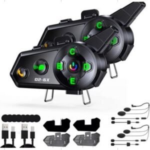 Helmet mounted intercom D2-6X - MICROFONE E FONE PARA CAPACETE