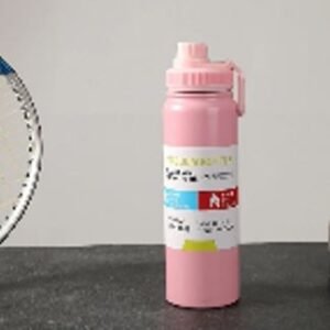 GARRAFA ISOTERMICA TIPO SQUEEZE, REUTILIZAVEL, DESTINADA AO ARMAZENAMENTOE TRANSPORTE DE BEBIDAS FABRICADO EM ACO INOXIDAVEL COM PAREDE DUPLA