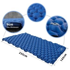 Double inflatable cushion blue - COLCHÃO INFLÁVEL