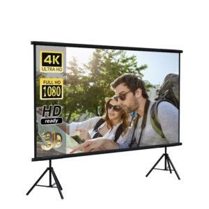 TELA DE PROJECAO PORTATIL DE 150"