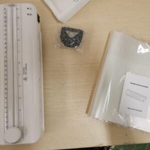 LAMINADORA/ PLASTIFICADORA ELETRICA DE MESA PORTATIL COM SISTEMA POR 2 ROLOS