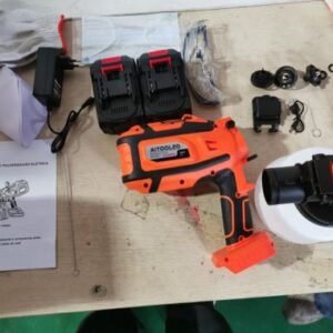 PISTOLA DE PINTURA ELETRICA PORTATIL, POTENCIA 800W, TENSAO 110V, EQUIPADA COM MOTOR INTEGRADO, RESERVATORIO PLASTICO PARA TINTA DE 1,4L, UTILIZADA PARA APLICACAO DE TINTAS E VERNIZES. ACOMPANHA MANUAL DE INSTRUCOES, PAR DE LUVAS, ·CULOS DE PROTE O, 1 MæSCARA, LUZ LED ACOPLADA E ACESSORIOS PARA MONTAGEM. MARCA AITOOLZO