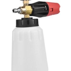 PULVERIZADOR MANUAL PORTATIL TIPO ESPUMADOR COM RESERVATORIO DE 1 LITRO, UTILIZADO PARA APLICACAO DE ESPUMA DE SABAO EM PROCESSO DE LIMPEZA. FABRICADO EM PLASTICO COM COMPONENTES METALICOS E VALVULA REGULADORA DE FLUXO. CONTEM CONECTOR RAPIDO DE 1/4