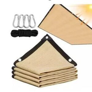 Beige sunshade net - REDE TAPA SOL