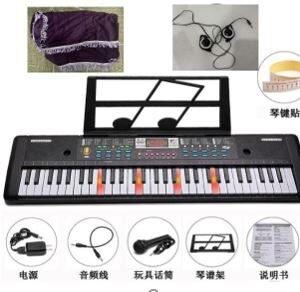 Luminous electronic keyboard